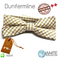 Dunfermline - หูกระต่าย ลายสก๊อต โทน ขาว เหลือง เทา Premium Quality