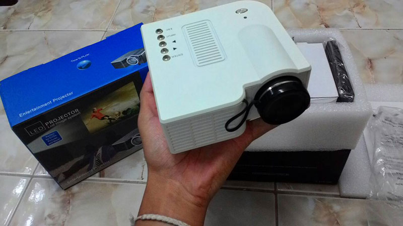 ขายโปรเจคเตอร์ขายเครื่องฉาย projector Mini โปรเจคเตอร์ราคาถูกโทร0966263654 รูปที่ 7