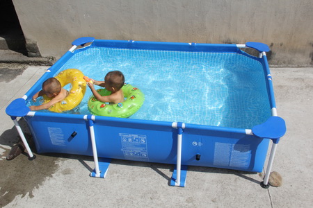 1.ขายสระน้ำเป่าลมสระน้ำสำเร็จรูป Poolสระเด็ก สระว่ายน้ำสำเร็จรูปโทร0966263654 รูปที่ 5