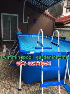 1.ขายสระน้ำเป่าลมสระน้ำสำเร็จรูป Poolสระเด็ก สระว่ายน้ำสำเร็จรูปโทร0966263654 รูปที่ 4