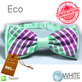 ECO  Limited Edition   หูกระต่าย ผ้านอก พิพม์ลาย 2 ชั้น โทนสี เขียว Palegreen ม่วง