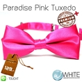 Paradise Pink Tuxedo - หูกระต่าย สีชมพูเข้ม (74) เนื้อผ้าผิวมัน เรียบ เกรต A