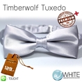 Timberwolf Tuxedo - หูกระต่าย สีเทา (54) เนื้อผ้าผิวมัน เรียบ เกรต A