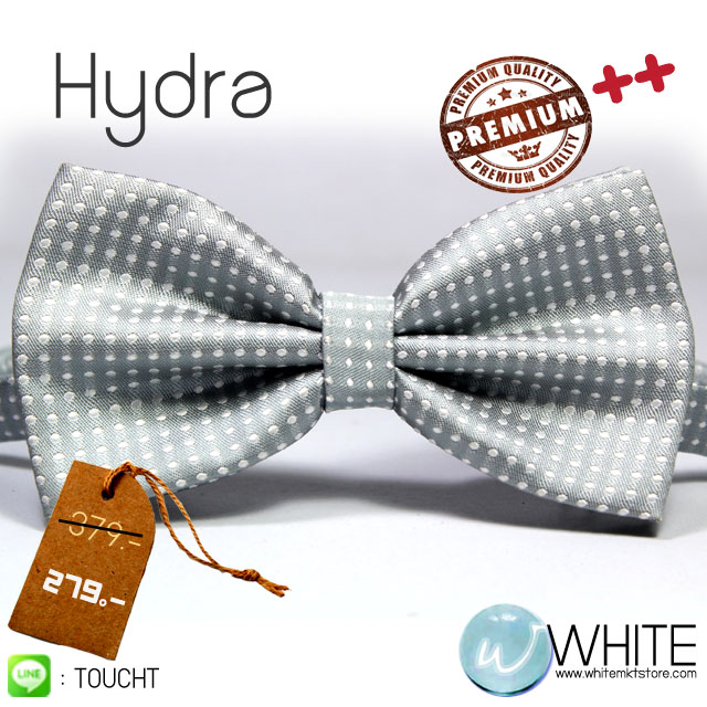 Hydra - หูกระต่าย สีเทา จุดกลม สีเงิน Premium Quality รูปที่ 1