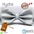 Hydra - หูกระต่าย สีเทา จุดกลม สีเงิน Premium Quality