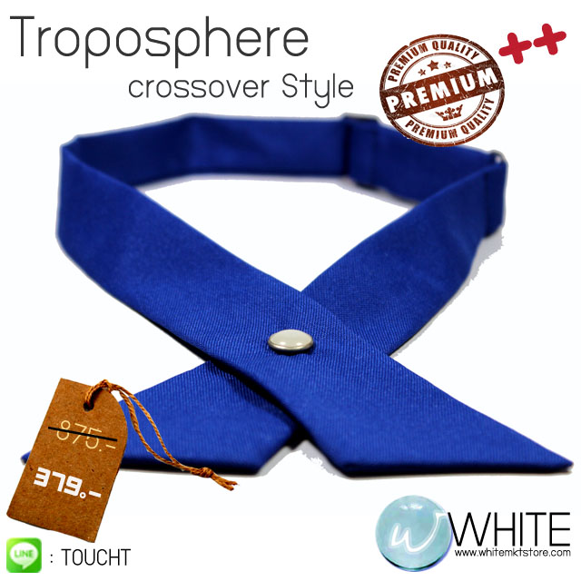 Troposphere - หูกระต่าย ทรง โบว์ไขว้ สีน้ำเงิน Crossover Style Collection Premium Quality รูปที่ 1