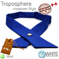 Troposphere - หูกระต่าย ทรง โบว์ไขว้ สีน้ำเงิน Crossover Style Collection Premium Quality