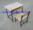โต๊ะเก้าอี้นักเรียนไม้ยางพารา มอก.
