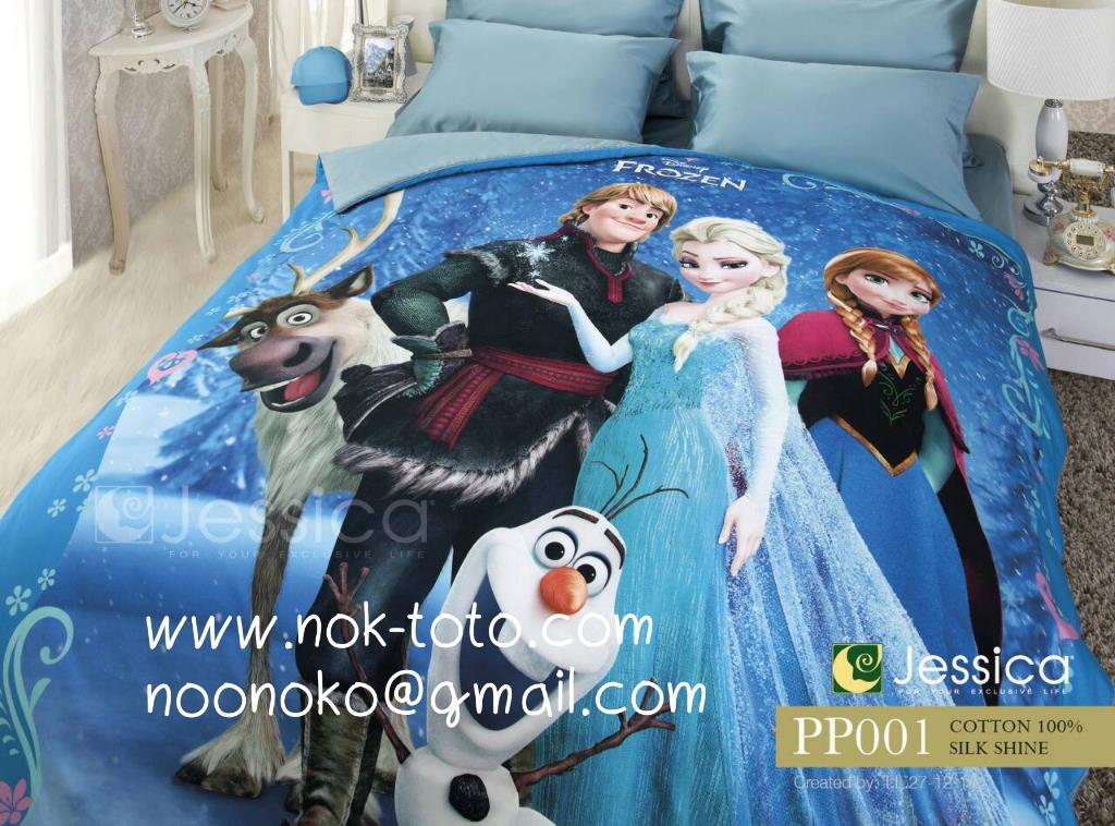 ผ้านวมขนาด 70x90นิ้ว Frozen ลิขสิทธิ์แท้ รูปที่ 1