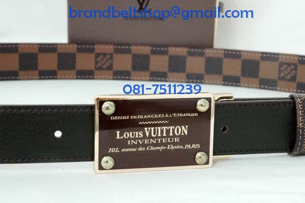 เข็มขัด  LV inventeur  สายหนังแท้งานสวย รูปที่ 4