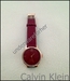รูปย่อ นาฬิกาข้อมือ ผู้หญิง CK สีแดง ราสเบอรี่ รูปที่2