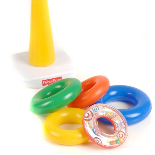 Brilliant Basics Rock-a-Stack ห่วงโยกเยก  ยี่ห้อ Fisher Price รูปที่ 7