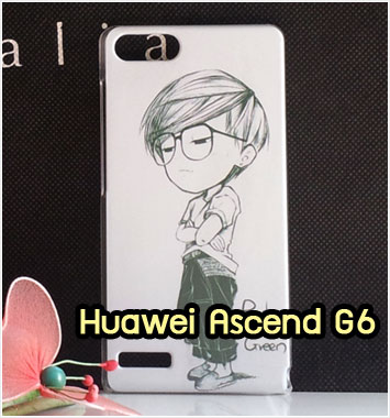 M958-27 เคสแข็ง Huawei Ascend G6 ลาย Red & Green รูปที่ 1