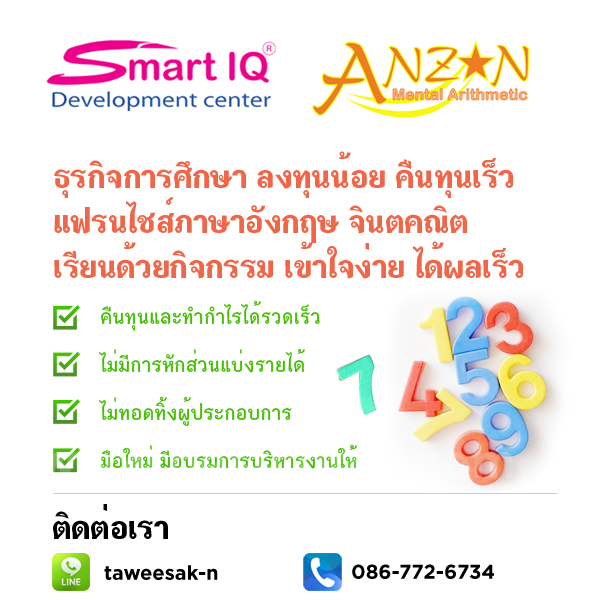 แฟรนไชส์จินตคณิตและภาษาอังกฤษ รูปที่ 4