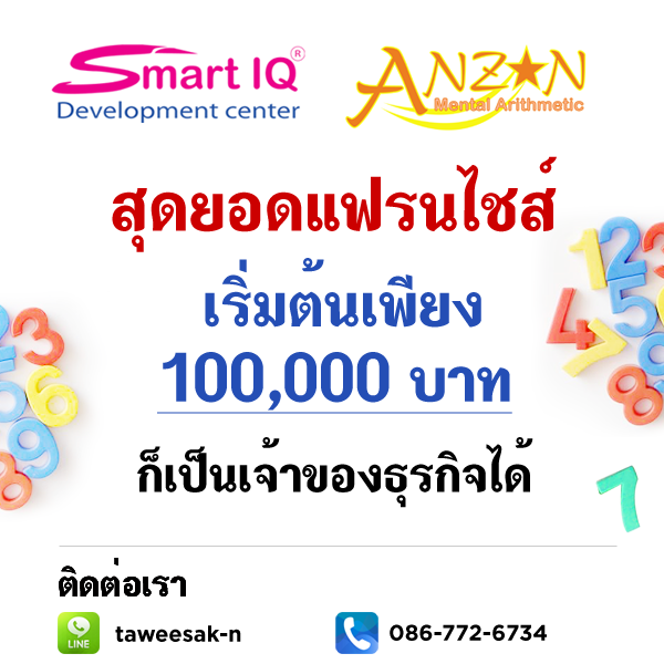 แฟรนไชส์จินตคณิตและภาษาอังกฤษ รูปที่ 2