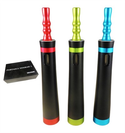 Amanoo Portable E-hookah II บารากุไฟฟ้าแบบชาร์ตได้ เติมน้ำยาE-liquid ควันเยอะ รุ่นใหม่!!! รูปที่ 1