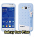 รูปย่อ M1291-03 เคสซิลิโคน Samsung Galaxy Core Prime สีฟ้า รูปที่1