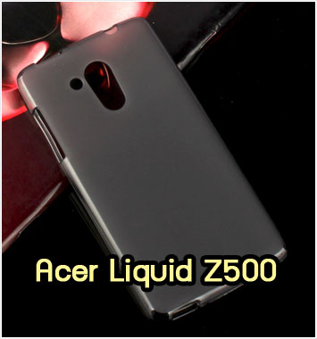 M1328-03 เคสยางซิลิโคน Acer Liquid Z500 สีดำ รูปที่ 1