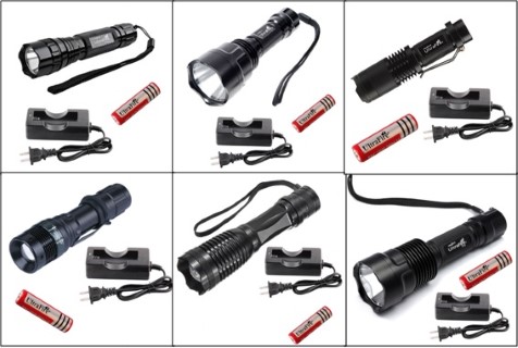 ไฟฉายที่ตำรวจนิยมใช้กันมากคือ ไฟฉาย LED Ultrafire สามารถหาได้ที่ Thai LED Flashlight รูปที่ 1