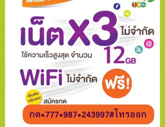 แพ็กเกจโปรเน็ตเอไอเอส 12 call *777*731*243997# รายสัปดาห์ รายอาทิตย์ รูปที่ 5