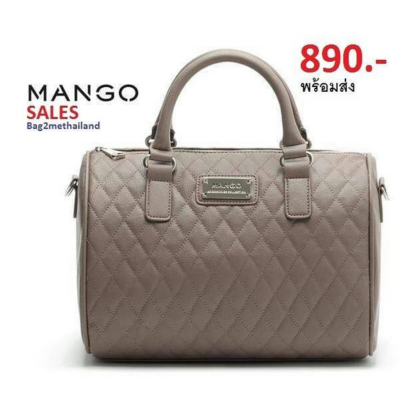 2homeeasy ‪#‎ลดราคา Best Seller กระเป๋ารุ่นสุดฮิตแท้จาก MANGO ทรงหมอน พร้อมส่ง Bowling Bag รูปที่ 1