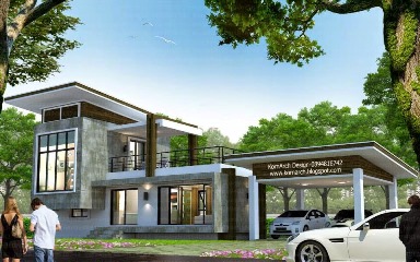 รับออกแบบบ้าน รีสอร์ท อาคารอพาร์ทเม้นท์, ทาวน์เฮ้าส์,อาคารพาณิชย์, โกดัง,โรงงาน, สำนักงาน, ฯลฯ นำเสนอด้วยภาพ 3 มิติ รูปที่ 5