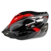 รูปย่อ ขาย หมวกกันน็อคสำหรับนักปั่นจักรยาน สีดำ ลายสีแดง แบรนด์ Visor ขนาด size-L ราคาประหยัด (พร้อมส่ง) รูปที่3