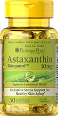 Puritan's Pride Astaxanthin แอสตาแซนธิน สูตรเข้มข้น เพียงแค่วันละ 1เม็ดเท่านั้น ขนาด 10mg.Astaxanthinสาหร่ายแดงที่ดีกว่า