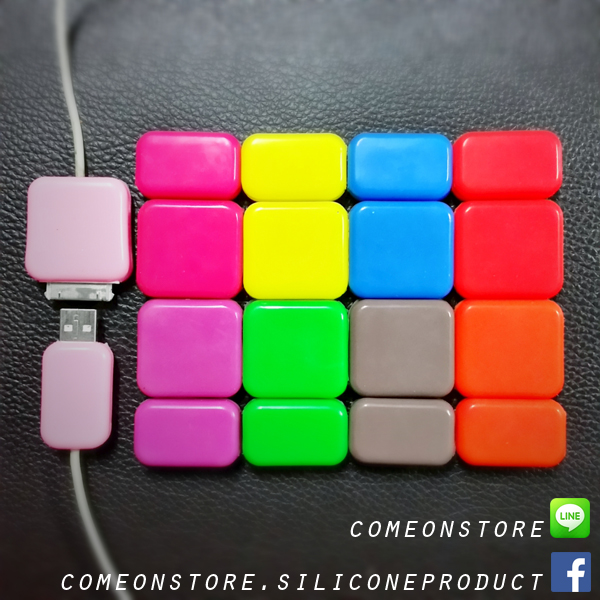 ซิลิโคนกันสายหักสำหรับสายชาร์จแท้ ไอโฟน4/ipad2/3 รูปที่ 3
