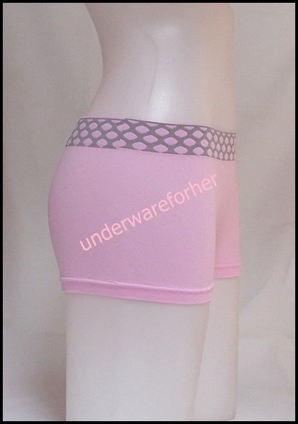 ชุดชั้นในผู้หญิง  CK BOXER  สีชมพูขอบใหญ่ลายจุด รูปที่ 2