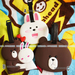 รูปย่อ แท็กห้อยกระเป๋าลายไลน์เฟรนด์ บราวน์และโคนี่ (LINE FRIEND Brown and Cony Luggage Tag) รูปที่1