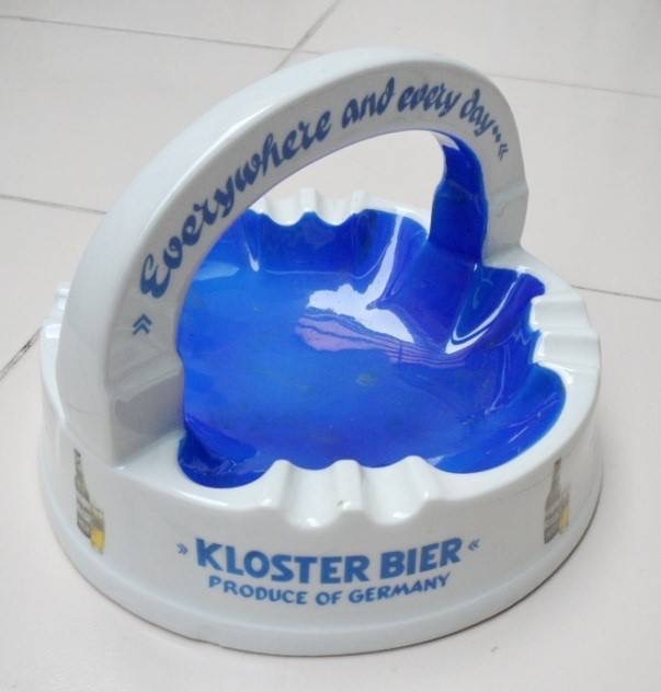 ของสะสม ตั้งโชว์ ที่เขี่ยบุหรี่กระเบื้อง KLOSTER BIER รูปที่ 1