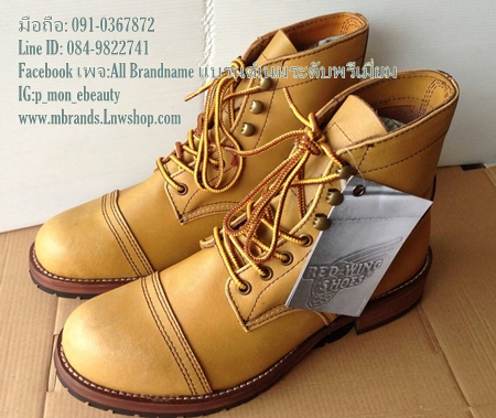 Red wing รองเท้าหนังแท้างาน TOP Mirror ราคาถูกที่สุด ส่งเร็ว รูปที่ 7