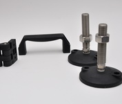 Flattop chain modular belt conveyor component งานพลาสติกวิศวกรรม plastic engineering 0817003056 รูปที่ 1