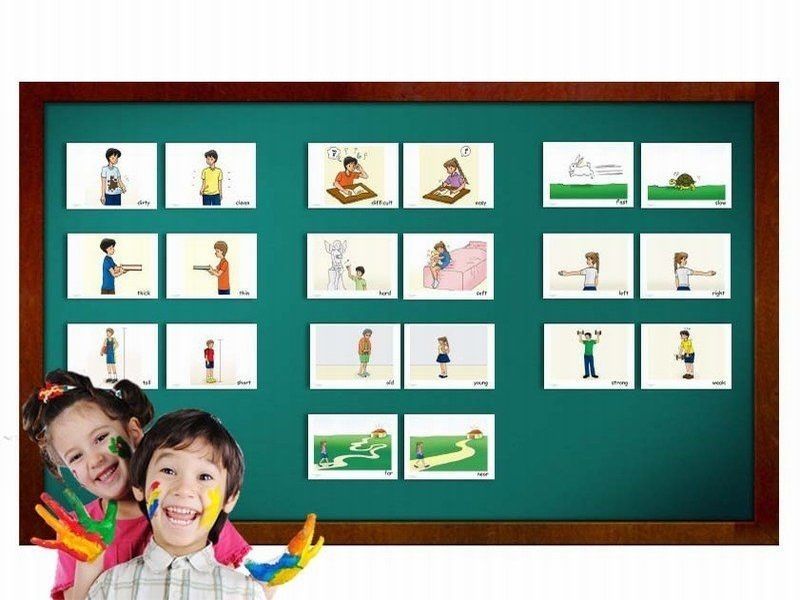 บัตรคำ ชุด คำคุณศัพท์ ชุดที่ 1 สำหรับสอนภาษาอังกฤษ Adjectives Flash Cards – Set 1 รูปที่ 2