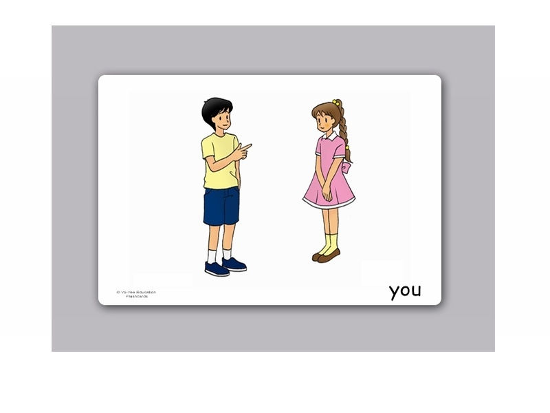 บัตรคำ ชุด คำสรรพนาม สำหรับสอนภาษาอังกฤษ Pronouns Flash Cards รูปที่ 4