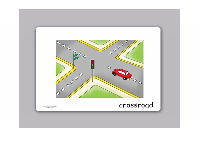 บัตรคำ ชุด ในเมือง สำหรับสอนภาษาอังกฤษ In the City Flash Cards รูปที่ 5