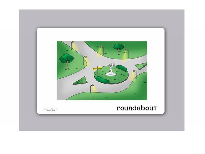 บัตรคำ ชุด ในเมือง สำหรับสอนภาษาอังกฤษ In the City Flash Cards รูปที่ 6