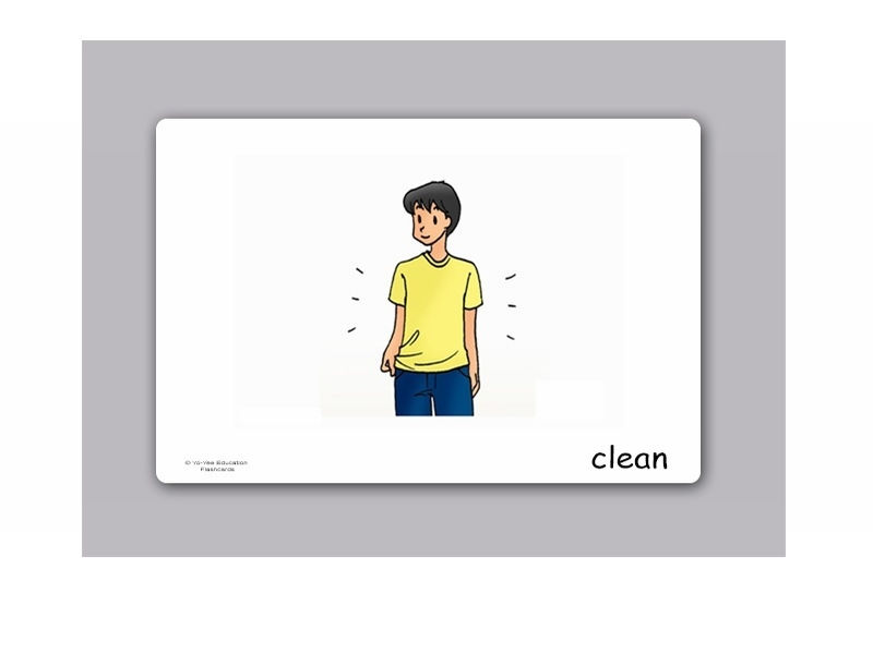 บัตรคำ ชุด คำคุณศัพท์ ชุดที่ 1 สำหรับสอนภาษาอังกฤษ Adjectives Flash Cards – Set 1 รูปที่ 3