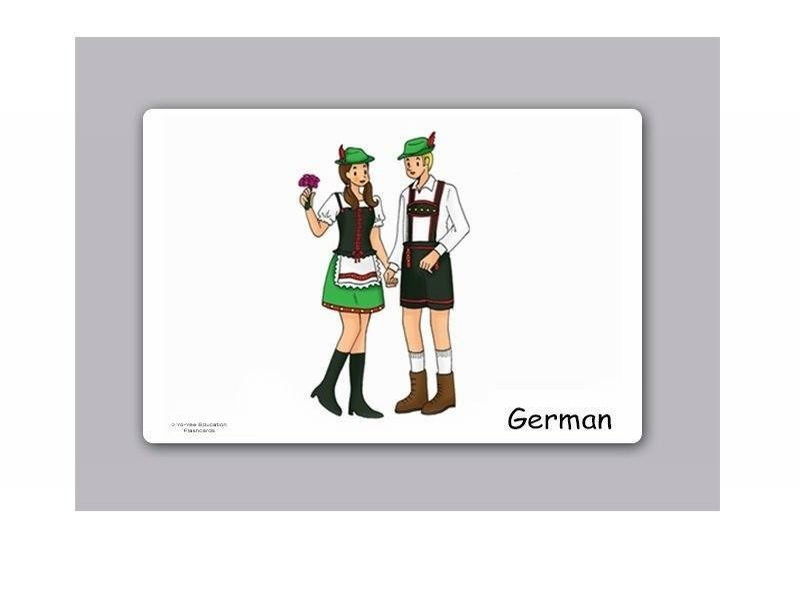 บัตรคำ ชุด ชนชาติ สำหรับสอนภาษาอังกฤษ Nationalities Flash Cards รูปที่ 5