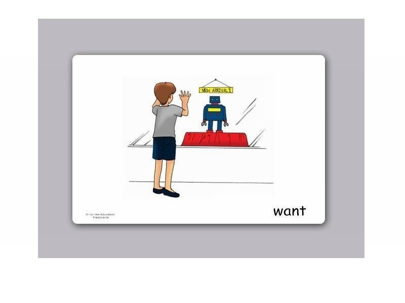 บัตรคำ ชุด คำกริยา ชุดที่ 3 สำหรับสอนภาษาอังกฤษ Verbs Flash Cards – Set 3 รูปที่ 4