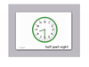 รูปย่อ บัตรคำ ชุด บอกเวลา สำหรับสอนภาษาอังกฤษ Telling Time Flash Cards รูปที่3