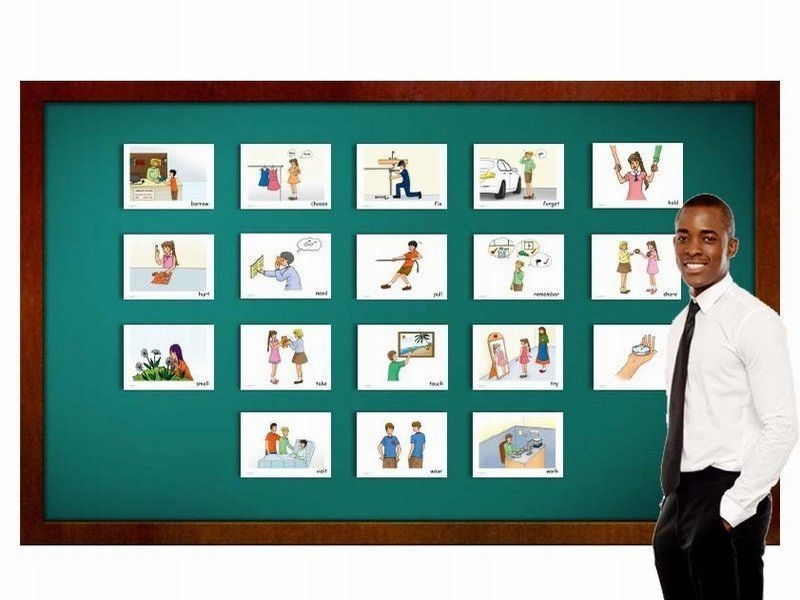 บัตรคำ ชุด คำกริยา ชุดที่ 4 สำหรับสอนภาษาอังกฤษ Verbs Flash Cards – Set 4 รูปที่ 2