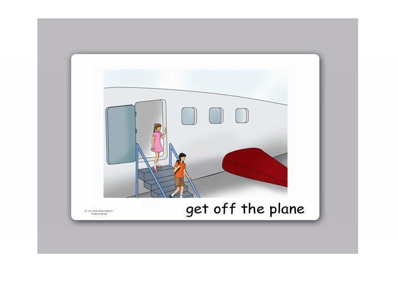 บัตรคำ ชุด การเดินทาง สำหรับสอนภาษาอังกฤษ Air Travel Flash Cards รูปที่ 6