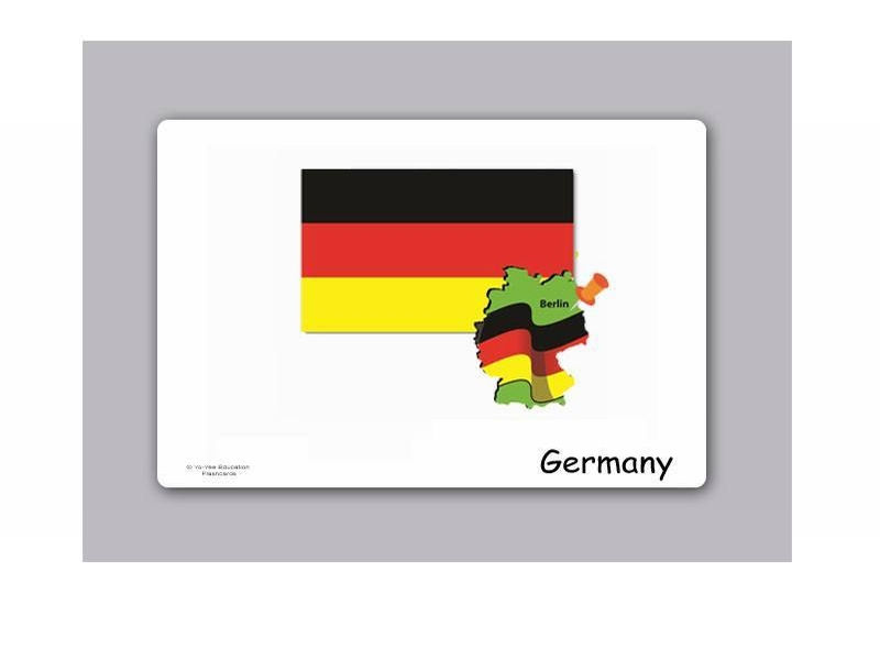 บัตรคำ ชุด ประเทศและธง สำหรับสอนภาษาอังกฤษ Countries and Flags Flash Cards รูปที่ 5