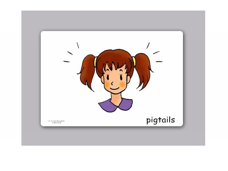 บัตรคำ ชุด บรรยายลักษณะของคน สำหรับสอนภาษาอังกฤษ Describing People Flash Cards รูปที่ 6