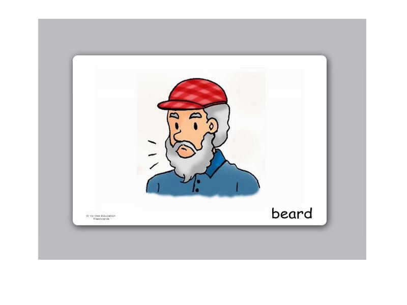 บัตรคำ ชุด บรรยายลักษณะของคน สำหรับสอนภาษาอังกฤษ Describing People Flash Cards รูปที่ 3