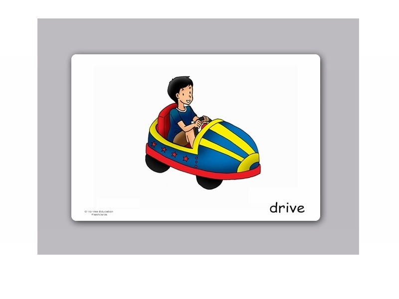 บัตรคำ ชุด คำกริยา ชุดที่ 2 สำหรับสอนภาษาอังกฤษ Verbs Flash Cards – Set 2 รูปที่ 6