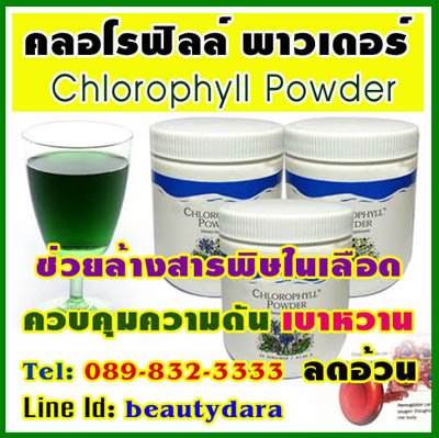 คลอโรฟิลล์พาวเดอร์ Super Chlorophyll Chlorophyll Unicity คลอ Super Chlorophyll Chlorophyll Unicity คลอโรฟิลล์ยูนิซิตี้ รูปที่ 1