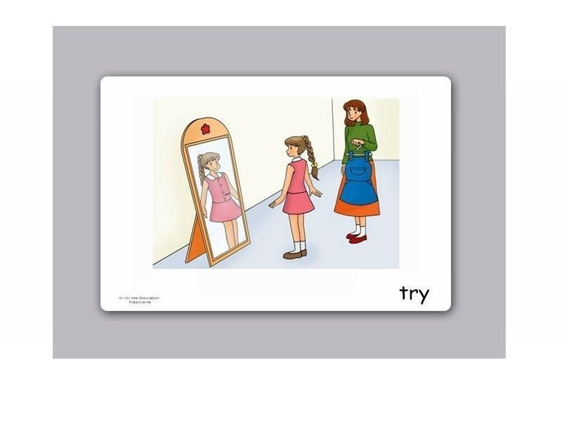 บัตรคำ ชุด คำกริยา ชุดที่ 4 สำหรับสอนภาษาอังกฤษ Verbs Flash Cards – Set 4 รูปที่ 4